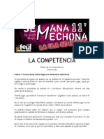 La competencia - Bases Competencias Deportivas - Semana Mechona 2011