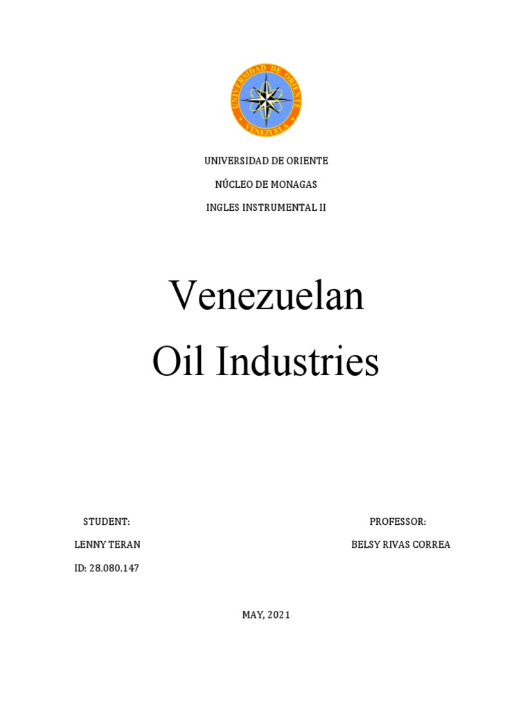 History of Venezuela's Oil Industry | PDF | Venezuela | Petroleum