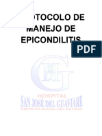 Protocolo de Manejo de Epicondilitis