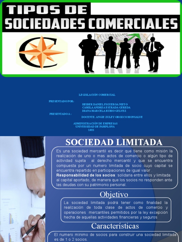 Tipos de Sociedades Mercantiles en Colombia | PDF | Sociedad de ...