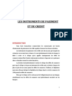 Instrument de Credit Et Paiement Original S4