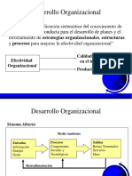 Desarrollo Organizacional: Efectividad Organizacional Calidad de Vida en El Trabajo Productividad