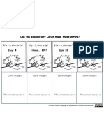 Calvin Algebra Misconceptions