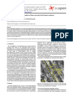 Feature-Based Characterisation of Laser Powder Bed Fusion Surfaces