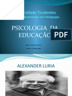 PAS - PSICOLOGIA DA EDUCAÇÃO