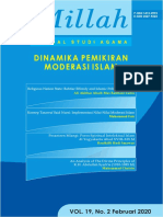 Dinamika Pemikiran Moderasi Islam: VOL. 19, No. 2 Februari 2020