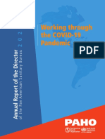 Annual Report of The Director of The Pan American Sanitary Bureau 2021. Working Through The COVID-19 Pandemic