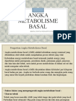 ANGKA METABOLISME BASAL Pertemuan 3