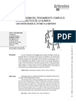 Escalona, Fontal (2008) El Paradigma Del Pensamient Complejo en La Dididactica de La Química
