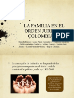 La Familia en El Orden Juridico Colombiano