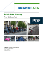 Public Bike Sharing: Final Guidance Note