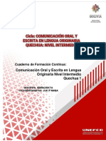 Nivel Intermedio - Quechua 1 2021 PDF