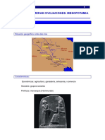 Tema Iii Primeras Civiliaciones Mesopotamia y Egipto