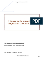 Montazeau Et Bethuys - Histoire de La Formation Des Sages-Femmes en Franc