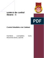 P4. Gráfica de Control Xbarra S