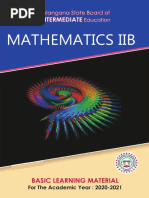 Telangana Board Class 12 Mathematics IIB TextbookEM