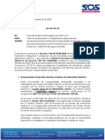 Circular 06 A Empleadores. Tramite de Incapacidades Tiempo Aislamiento Selectivo Por Covid 19