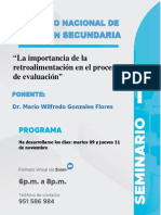 Afiche Seminario Secundaria