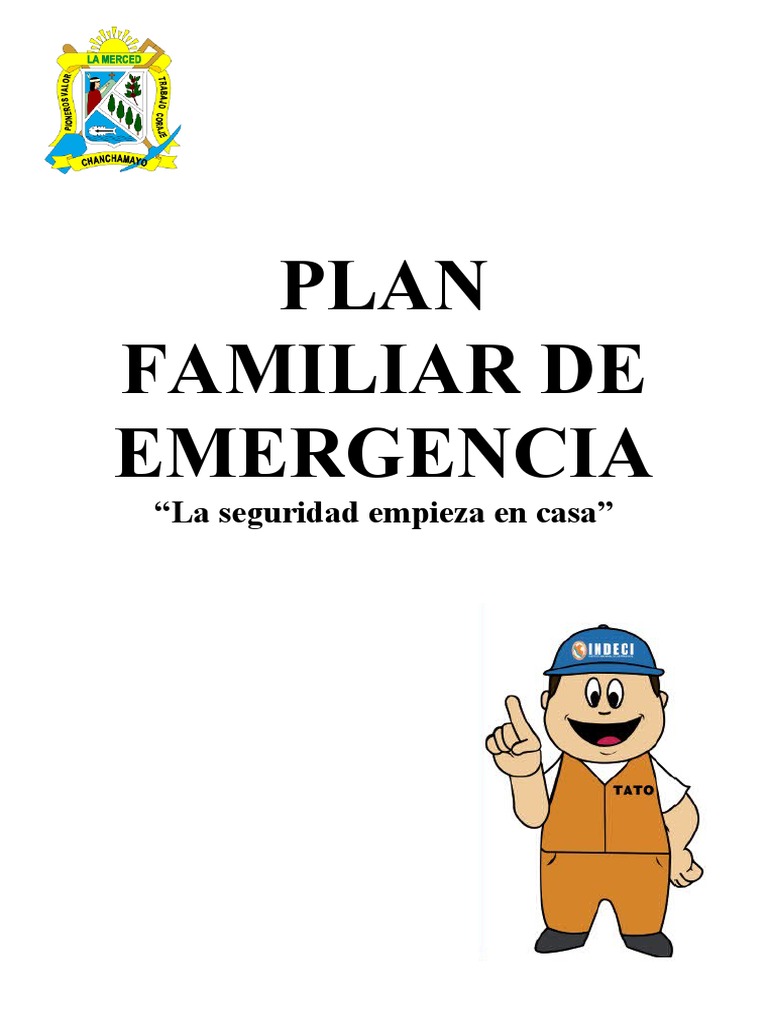 Plan Familiar de Emergencia 2023 | PDF | Defensa Civil | Temblores