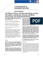 Psychology, Psychiatry & Brain Neuroscience Section: Original Research Articles