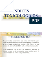 Indices Toxicologicos