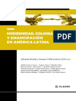 Modernidad, Colonialismo y Emancipación en América Latina, Clacso