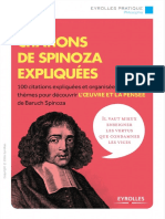 Citations de Spinoza Expliquées (Halevy)