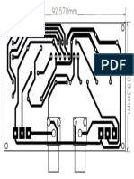 PCB - Botton - 40w Car Audio Amplifier - Ic Tda8560q