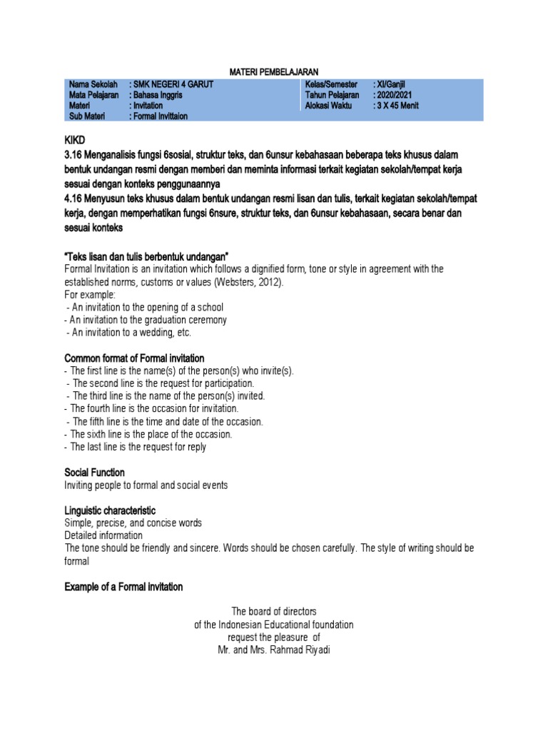 Materi Pembelajaran 3.16 | Download Free PDF | Indonesia