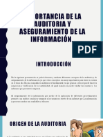Actividad N° 1 Auditoria y aseguramiento de la información 