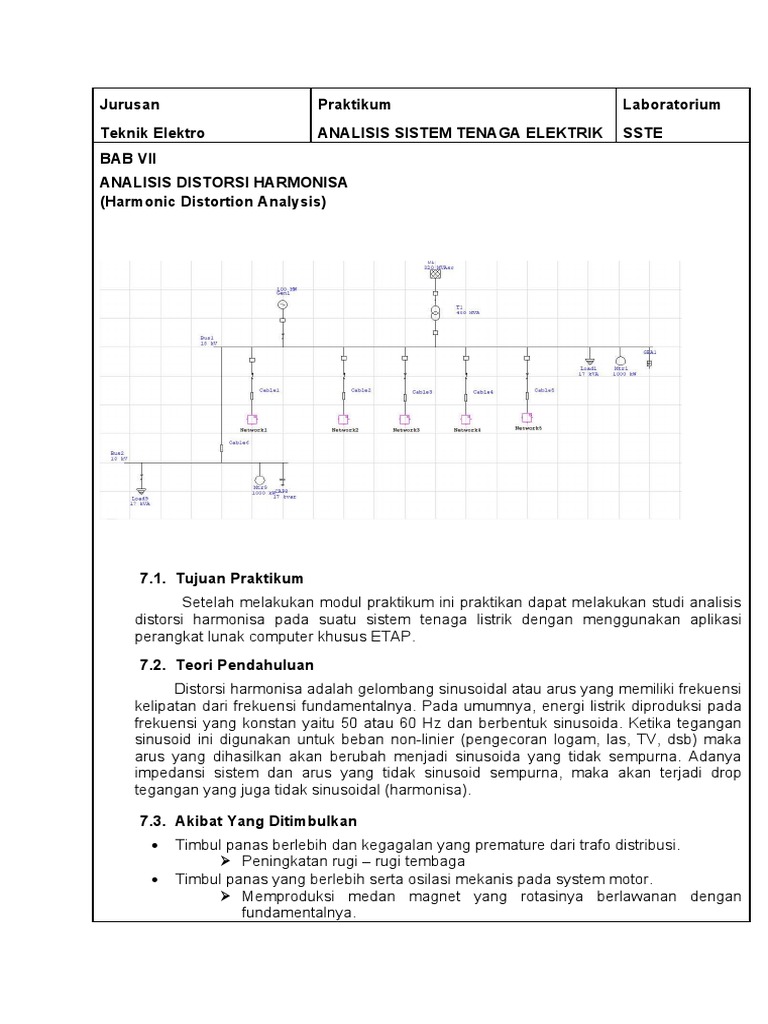 Analisis Distorsi Harmonisa Listrik | PDF | Metode & Bahan Ajar | Sains ...