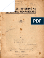 Docca - Vocábulos Indígenas Na Geographia Riograndense 1 - 1924