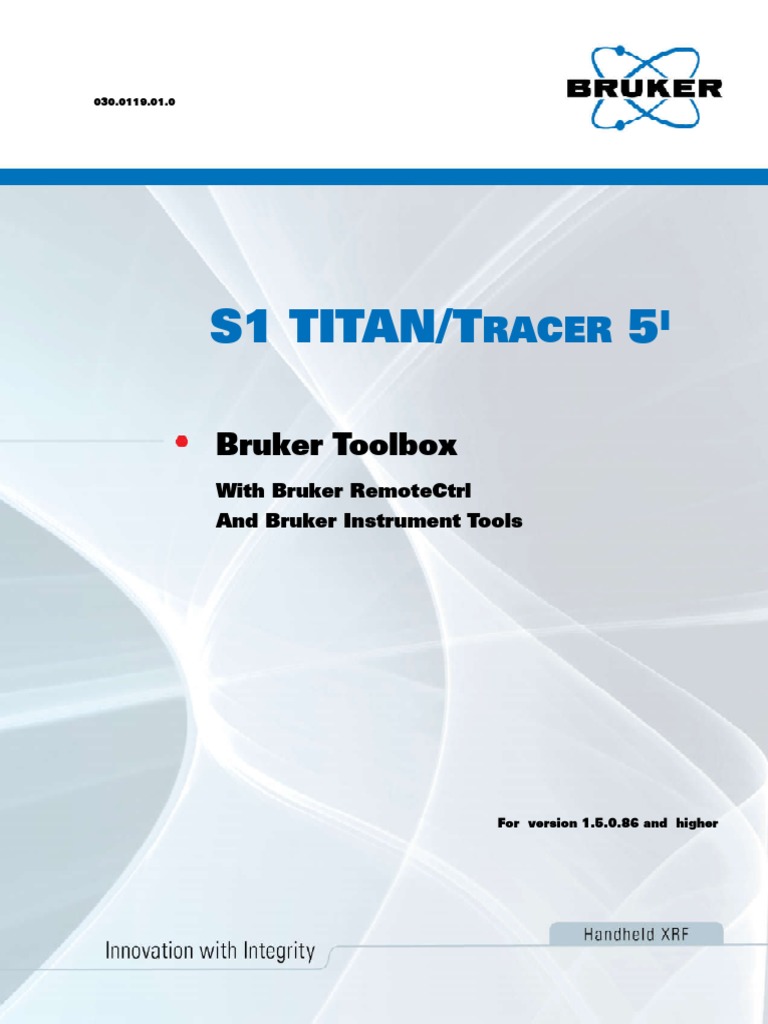 Bruker Toolbox User Guide | PDF | Computer File | Personal Computers