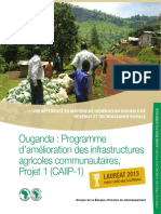 Ouganda - Programme D'amélioration Des Infrastructures Agricoles Communautaires - Projet 1 (CAIIP-1)