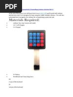 Materials Required:: 16x2 LCD