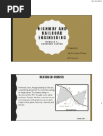 Highway and Railroad Engineering: Reversed Curves