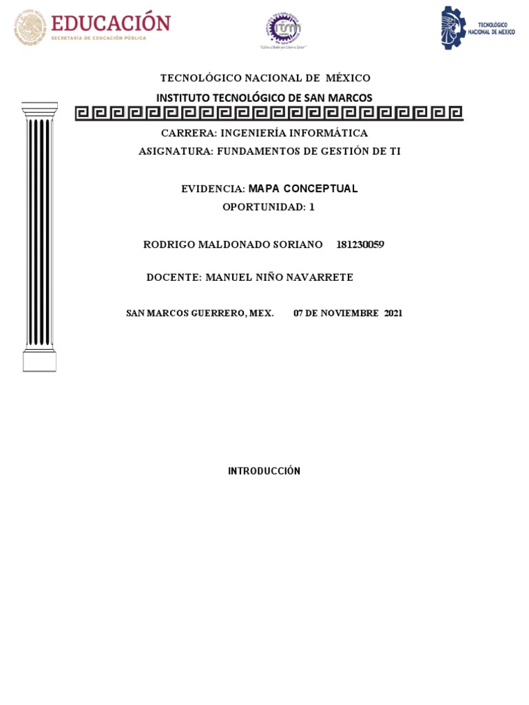 Mapa Conceptual Gestión de TI | PDF | Tecnología