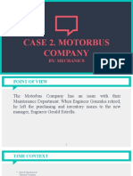 Case 2. Motorbus Company: By: Mechanics