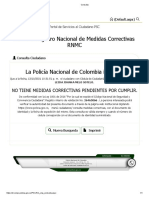 Certificado Medidas Correctivas