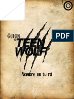 Guion de Teen Wolf PDF
