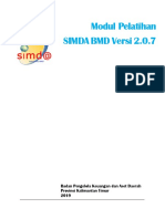 Modul Pelatihan SIMDA BMD