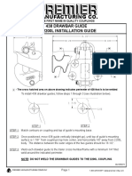 Manufacturing Co.: 438 Drawbar Guide To 2200L Installation Guide