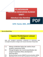 Advokasi Dan Kemitraan DLM Promkes Rs