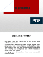 Kuliah 15. Korelasi Spearman