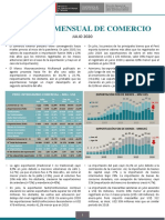 Reporte Mensual de Comercio Exterior - Julio 2020