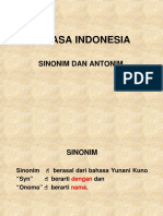Bahasa Indonesia Sinonim Dan Antonim - Compress