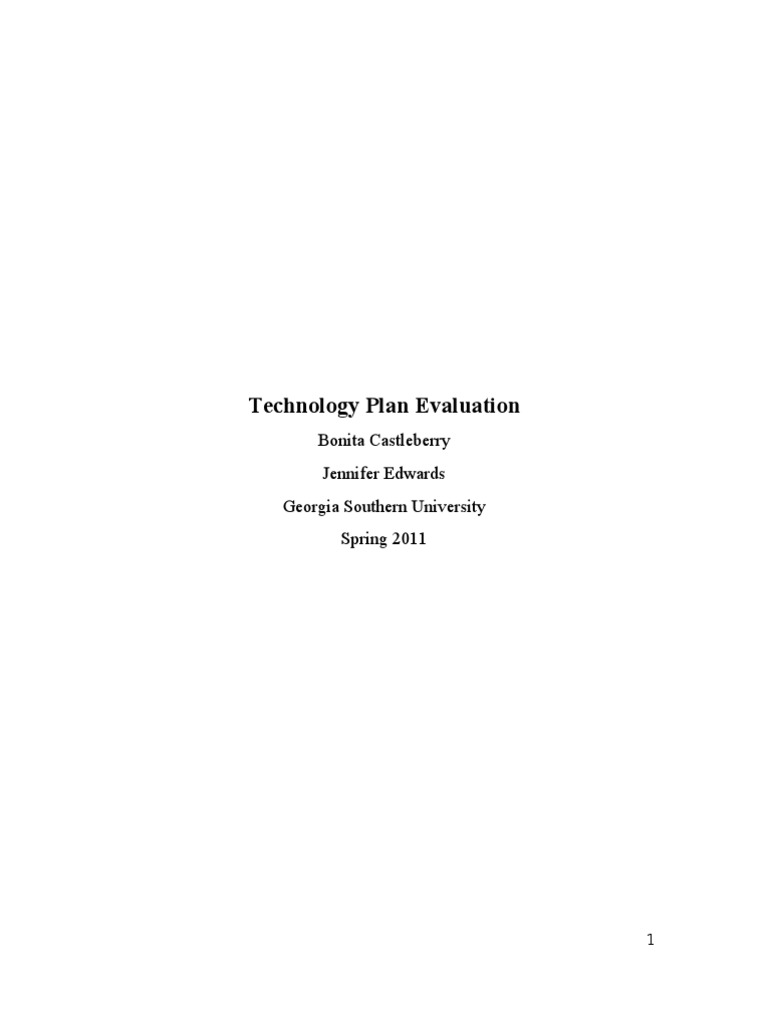 Pulaski County Technology Plan Review | PDF | Educational Assessment ...