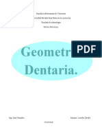 Informe Geometria Dentaria