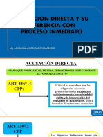 Acusación Directa Clase Procesal