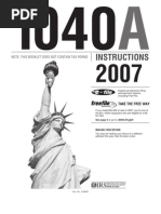 US Internal Revenue Service: I1040a